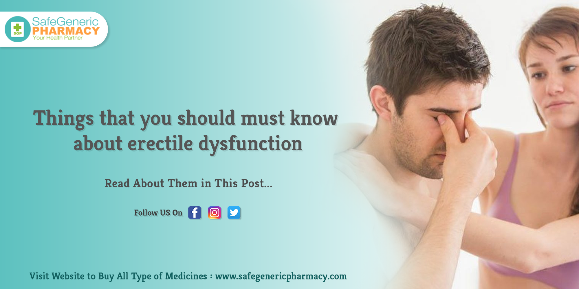 Things That You Should Must Know About Erectile Dysfunction Safe Generic Pharmacy Blog