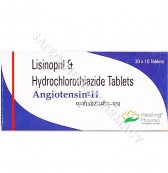 Angiotensin H Tablet (Lisinopril 5mg/ Hydrochlorothiazide 12.5mg) 