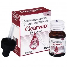 Clearwax Ear Drop (Paradichlorobenzene/Benzocaine/Chlorbutol/Turpentine Oil)