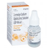 Cromal Forte Eye Drop (Sodium Cromoglycate 4%) 