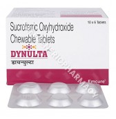 Dynulta 2500mg Tablet (Sucroferric oxyhydroxide 2500mg) 