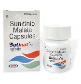 Sutinat 50mg Capsule (Sunitinib 50mg) 