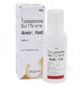 Androfast Gel (Testosterone 1%) 5g 