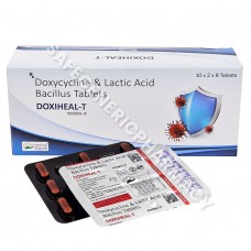 Doxyheal T Tablet (Doxycycline 100mg / Lactobacillus 60 Million Spores)