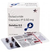 Dutafox 0.5mg Capsule (Dutasteride 0.5mg) 