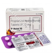 P-Nolol 10mg Tablet (Propranolol 10mg) 