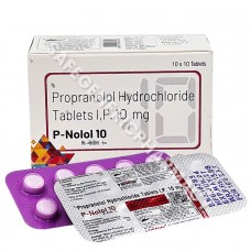 P-Nolol 10mg Tablet (Propranolol 10mg)