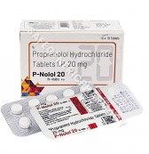 P-Nolol 20mg Tablet (Propranolol 20mg) 