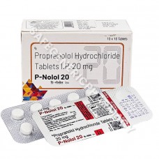 P-Nolol 20mg Tablet (Propranolol 20mg)