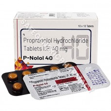 P-Nolol 40mg Tablet (Propranolol 40mg)