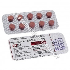 QL 25mg Tablet (Quetiapine 25mg)