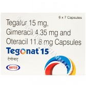 Tegonat 15 Capsule (Tegafur/Gimeracil/Oteracil) 