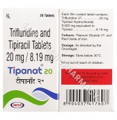 Tipanat 15 Tablet (Trifluridine 15mg / Tipiracil 6.14mg) 