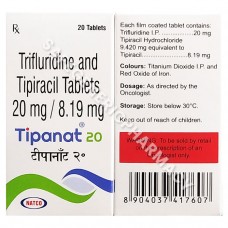 Tipanat 15 Tablet (Trifluridine 15mg / Tipiracil 6.14mg)