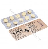 Vilitra 80 Tablet (Vardenafil 80mg) 